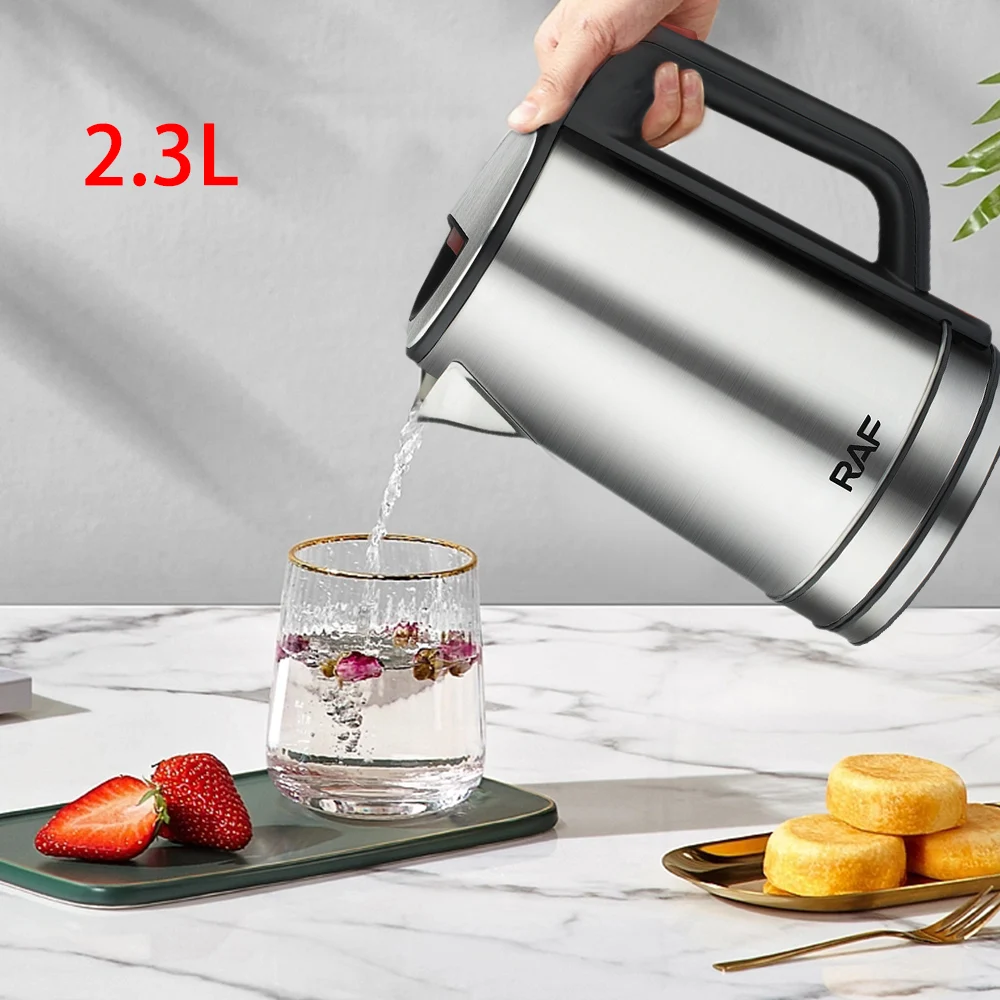 2.3L Electric Kettle Stainless Steel Kitchen Appliances Smart Kettle Whistle Kettle Samovar Tea Coffee Thermo Pot Gift