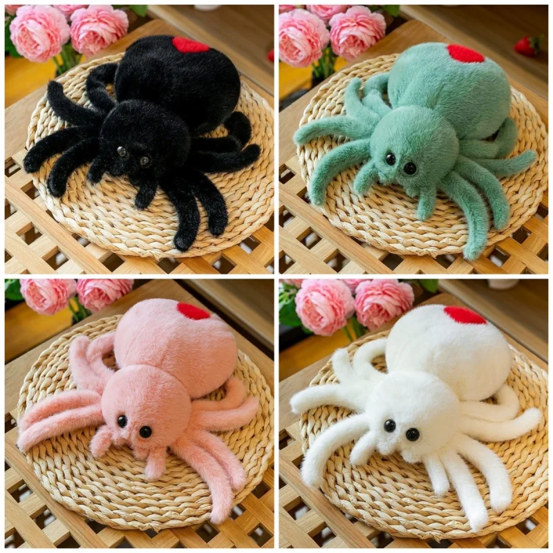 

Высокое качество Kawaii красный хвост кукла-паук Хэллоуин плюшевая игрушка моделирование маленькая игрушка-паук забавная кукла игрушка страхта подарок на фестиваль