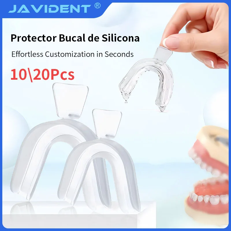 10/20pcs Silicone Mouth Guard Mouth Tray for Bruxism Grinding Non-snoring Teeth Whitening Protection Teeth Protector Night Guard