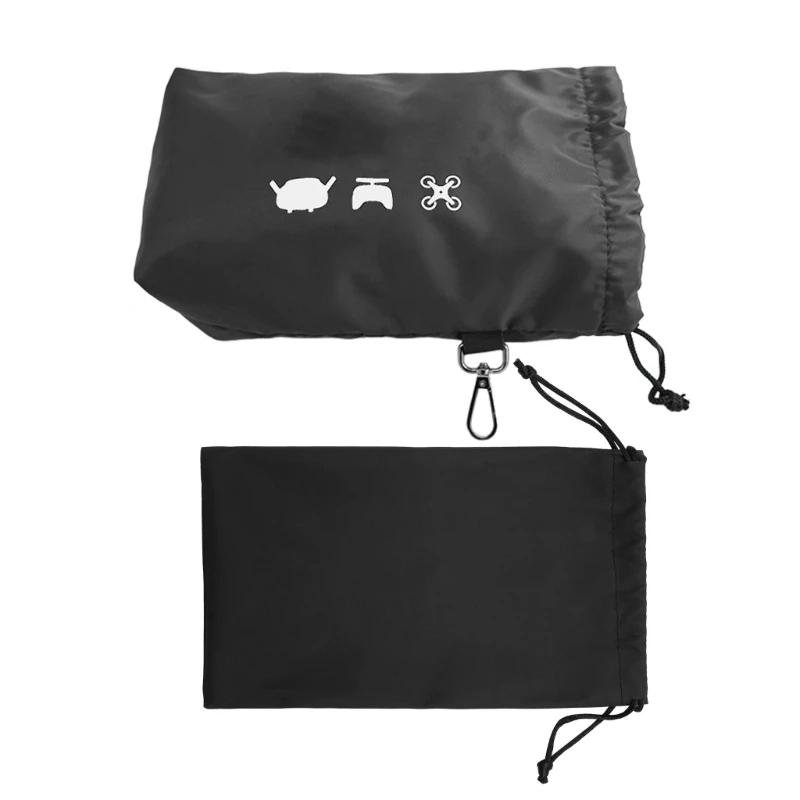 Weiche Samt FPV Brille Tragetasche Schnell Zugriff Kordelzug Leichte Reise Handtasche Drohnen Körper Fernbedienung Y4QF – Detail 1