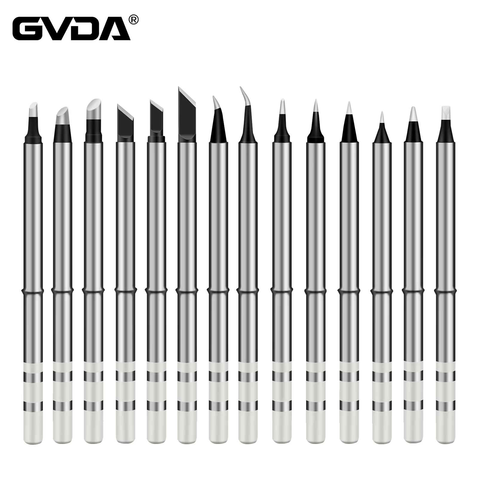 GVDA  GD300 Soldering Iron Tips Heated Solder Head Soldering Station Replacement Tips Soldering Iron Sting Welder Iron Tips