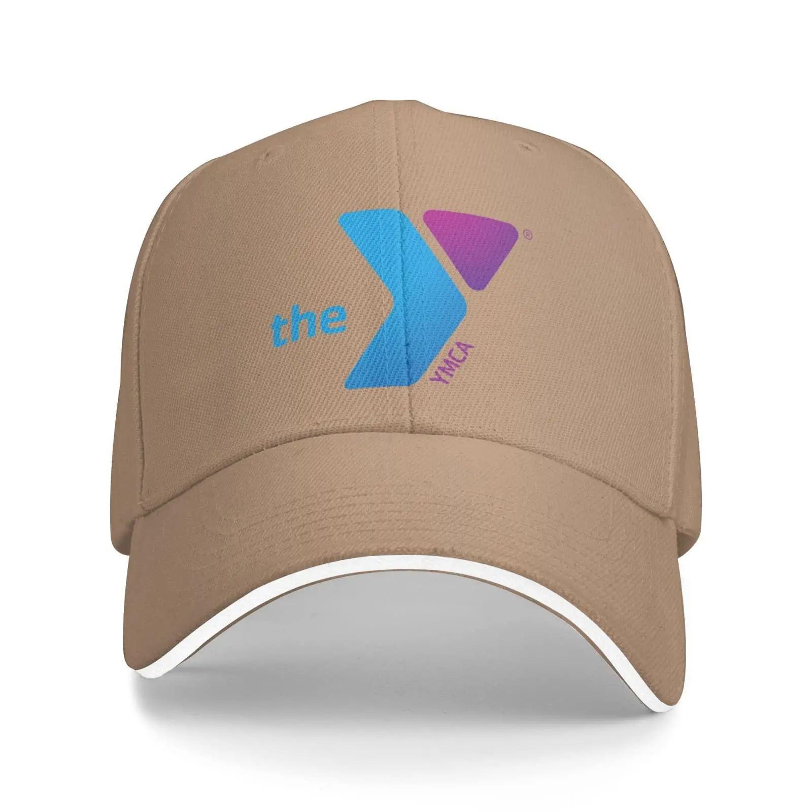 YMCA Flags gorra de sándwich Unisex, gorra de béisbol clásica, gorra ajustable, sombrero de papá Natural