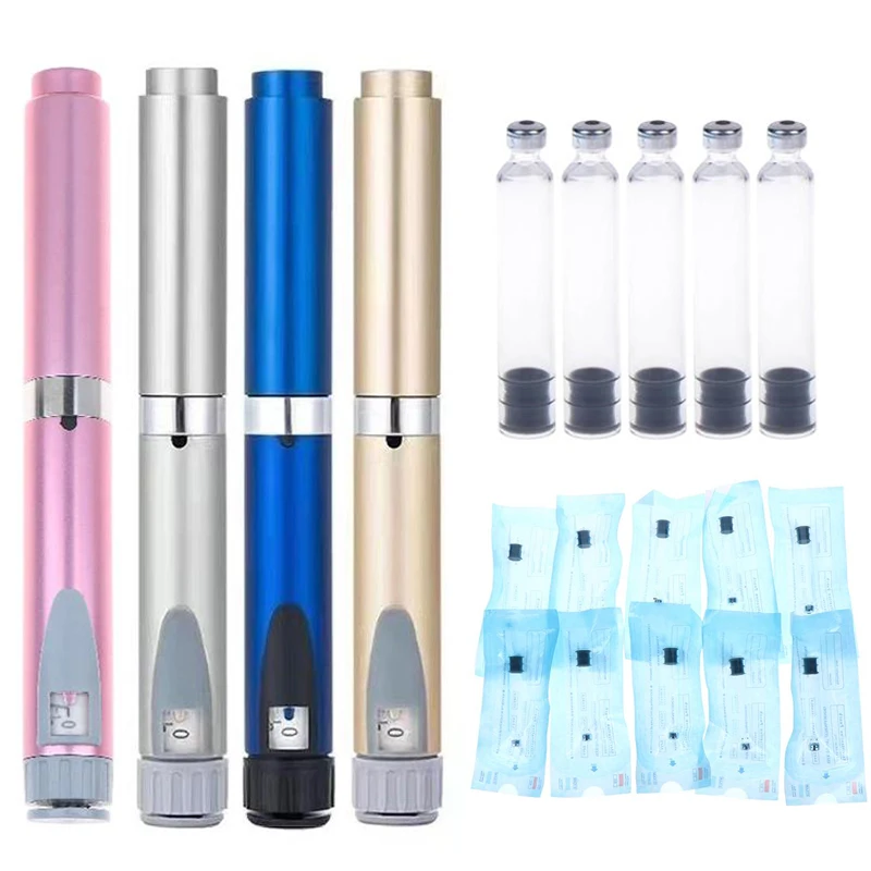 Magic Pen 3ml Sterile Empty Cassette Bottle Cartridges Pen Tip Precise Dosing Injection Pen Kit For Insulin