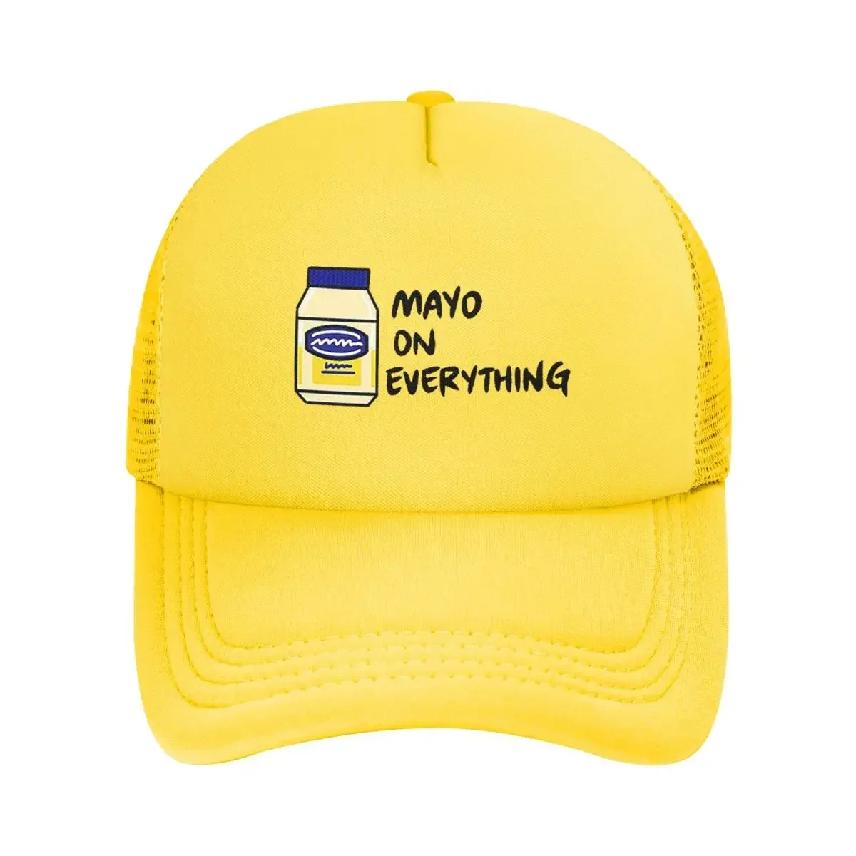 

Mayo (Mayonnaise) On Everything Mesh Baseball Caps Snapback Fashion Baseball Hats Casual Casquette Outdoor For Men's And Women's