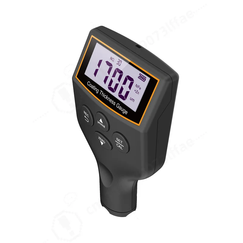 High Precision ABS Car Paint Coating Thickness Tester, Magnetic & Non‑Magnetic Segment LCD Display Measuring Gauge