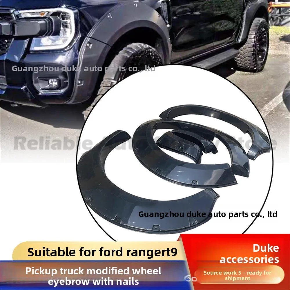 

Для Ford RANGER T9 Fender Flares Off Road Брызговики Широкий комплект кузова Прочная защита Стильное обновление Идеально подходит для тяжелых условий эксплуатации Des