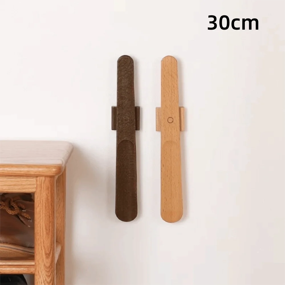 Creative 30/55cm Magnetic Shoehorn Flexible Wooden Handle Shoe Puller No-Bend Long shoe Lifter for Elderly, Pregnant Women