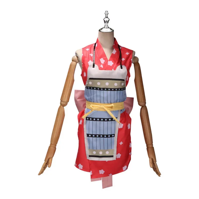 4 pièces Anime Nami Cosplay Fantasia Costume perruque robe adulte femmes hommes déguisement fantaisie tenues femme Halloween carnaval Costume