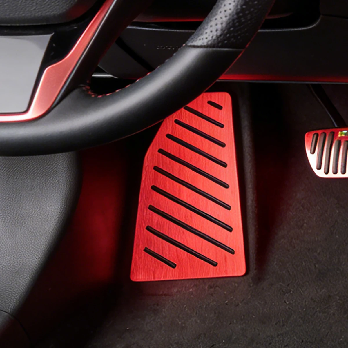 Footrest Dead Pedal Pad Cover Trim for Toyota RAV4 Venza Lexus NX RX 250 350 350h 450h 500h