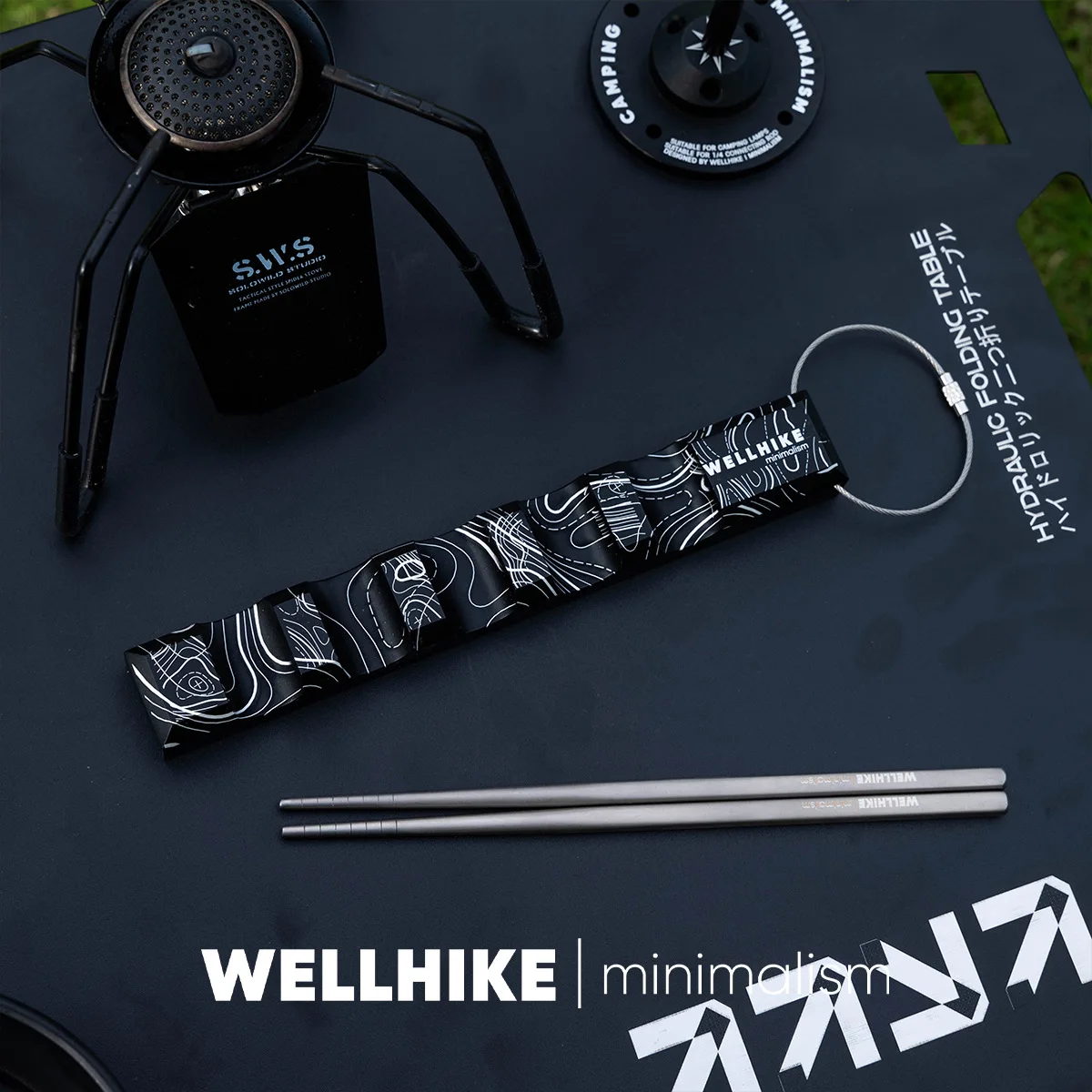 

WELLHIKE Outdoor Chopstick Holder Portable High-value Barbecue Aluminum Alloy Camping Tableware Outdoor Tableware Accessories