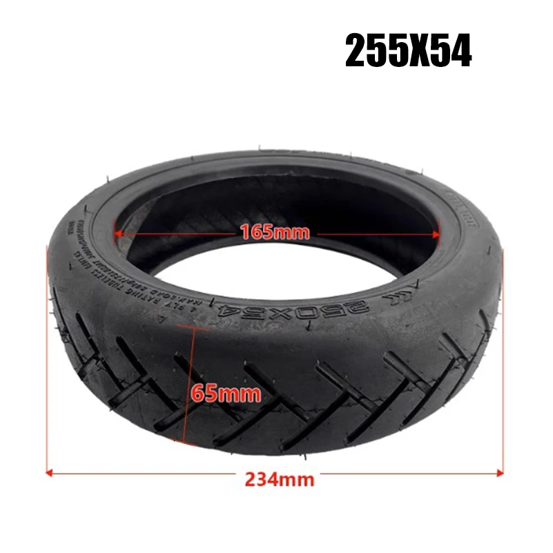 CST 250x64 250X54 Quality City Road Vacuum Tire For Xiaomi Scooter Upgraded Thicken Tubeless 10