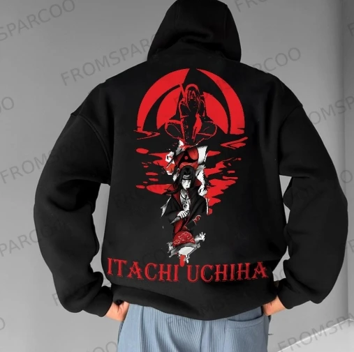 

Naruto T-shirt Print Autumn and Winter Cotton Print Loose Sweater Fashion Trend Loose