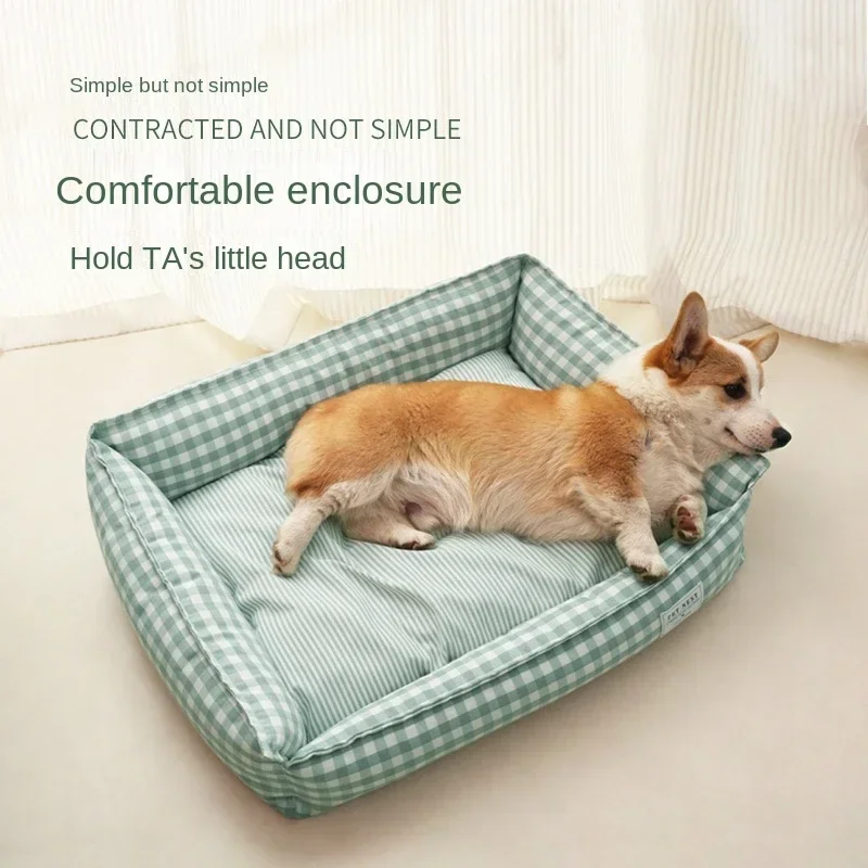 1PC Soft Sofa Dog Beds Warm Pet Mat for Puppy Cool Cushion Dog Sleeping Nest Pet Bed Removable Cozy Cat House Baskets Kennel