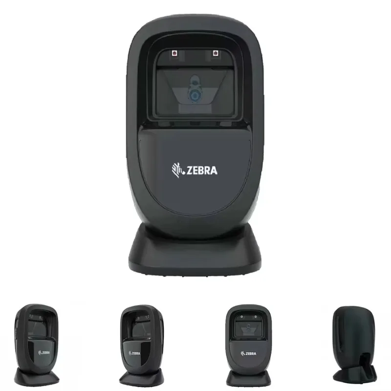 DS9308-SR ماسح الباركود USB بدون استخدام اليدين، ماسح ضوئي QR لسطح المكتب 1D/2D لـ POS/Supermarket/Store، التوصيل والتشغيل