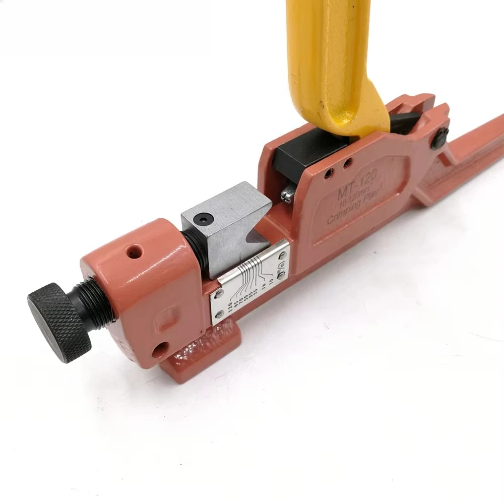 KH-120 Heavy Cable Lug Terminal Crimper Automatic Indent Crimping Pliers Made in China