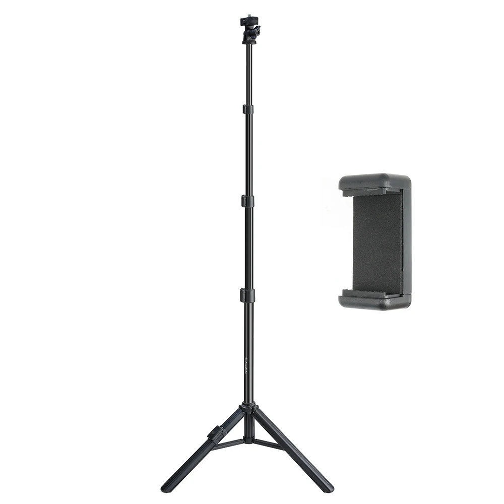 رباعي القوائم قابل للطي ، هاتف محمول ، هاتف ذكي ، كاميرا مدمجة مع حزام ، صورة لمجموعة ، حامل ثلاثي القوائم احترافي