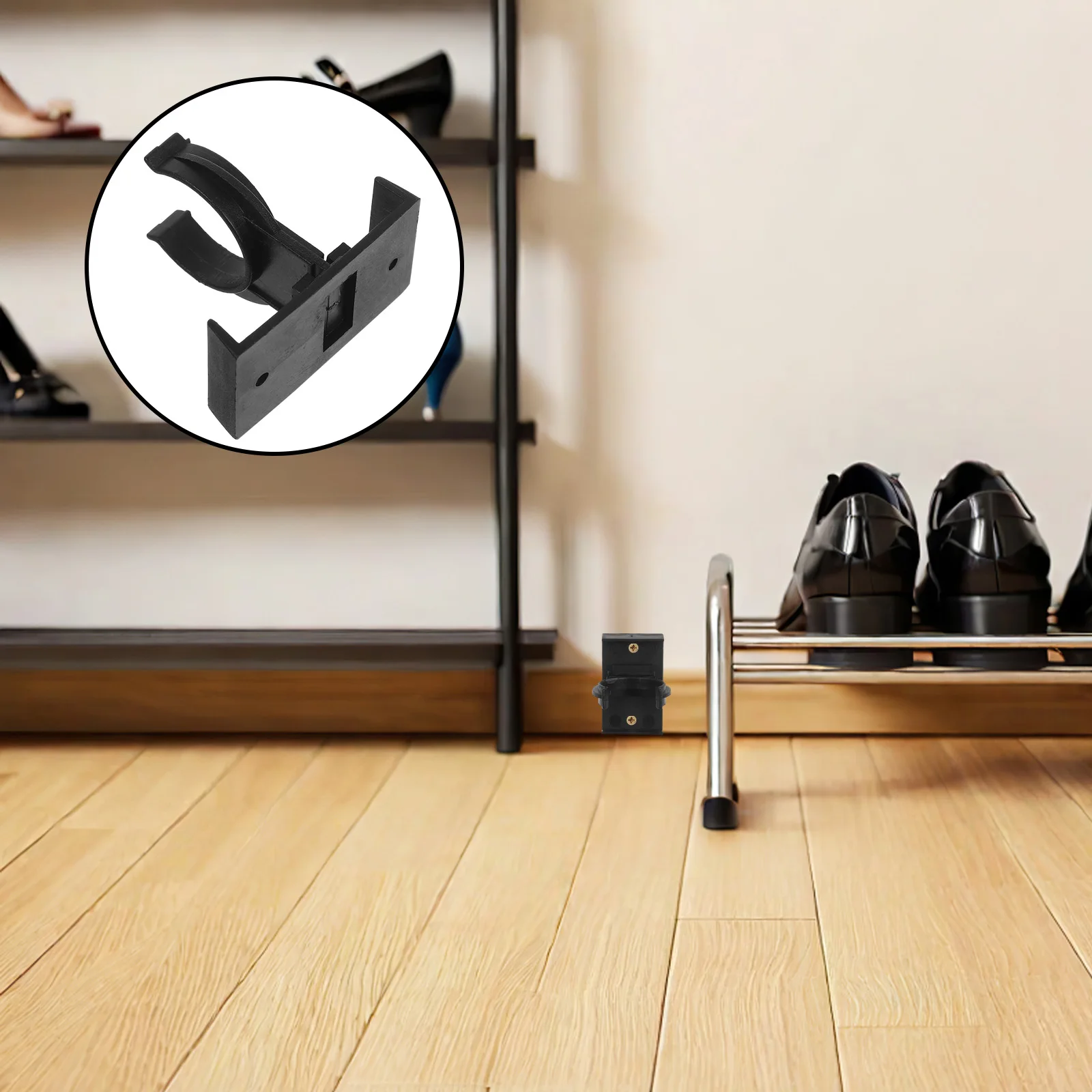 

10 Sets Heavy Duty Plinth Clips for Kitchen Cabinets Kick Board Fixings with Screws Furniture Toe Kick Leveler Hardware