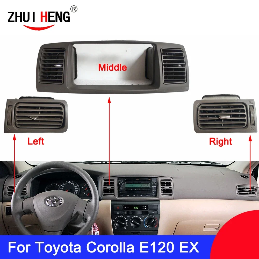 

TOYOTA COROLLA Car A/C Air Conditioning Air Vent Outlet Panel Grille Cover Frame Fascia For TOYOTA Corolla EX Corolla E120