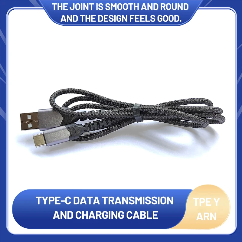 USB AM to USB CM TYPE-C data transmission and charging cable, type C cable for mobile phones and mobile power supply