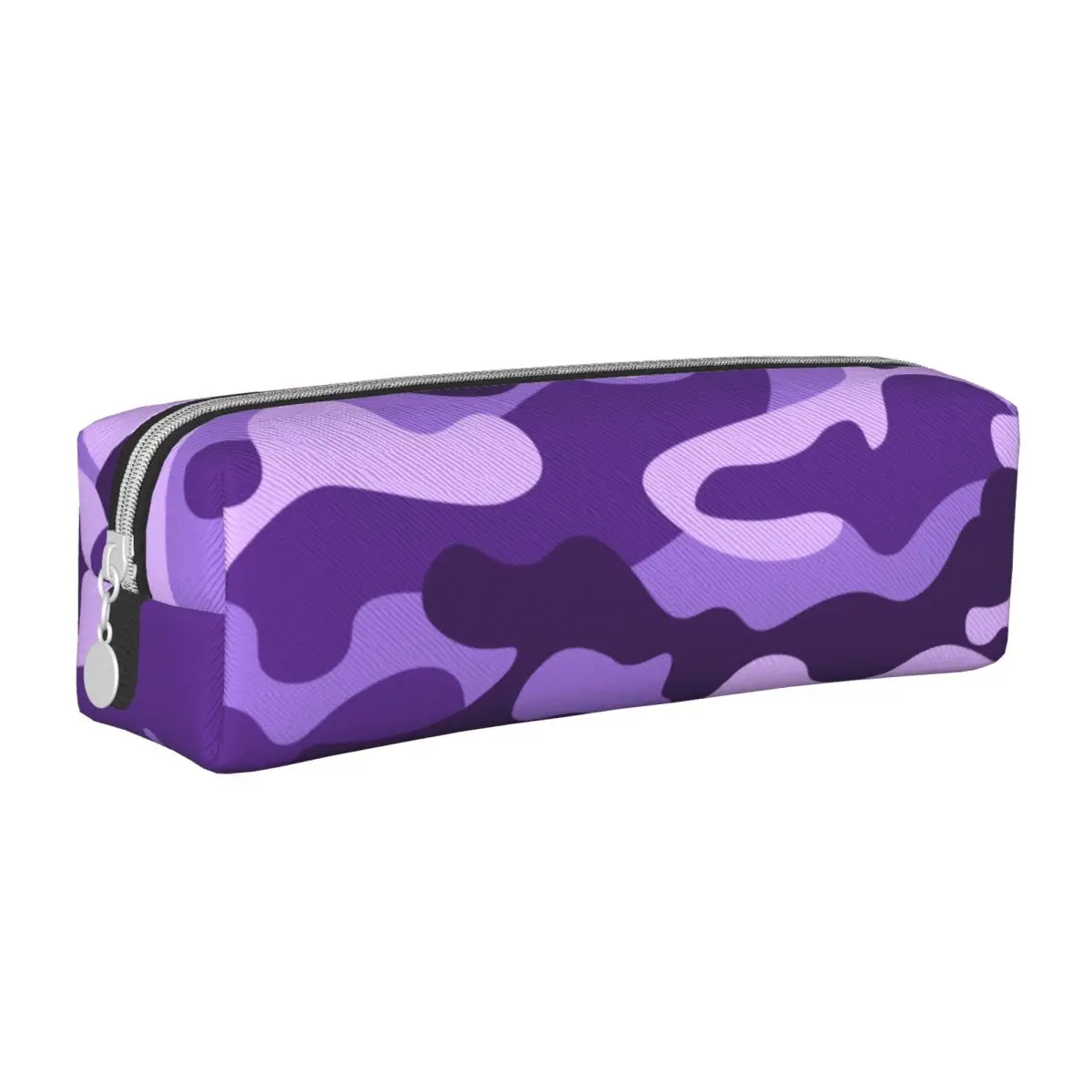 Purple Military Camouflage Pencil Case Camo Print Pencilcases Pen Box for Student Bags Students School Gifts Stationery