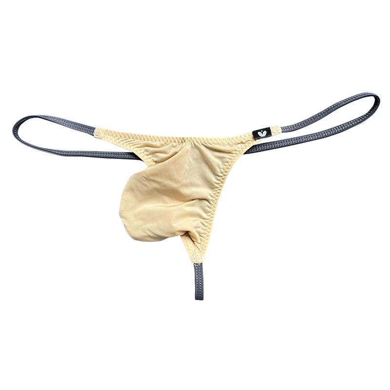 new arrival mens sexy thongs and g-strings underwear big penis pouch underwear