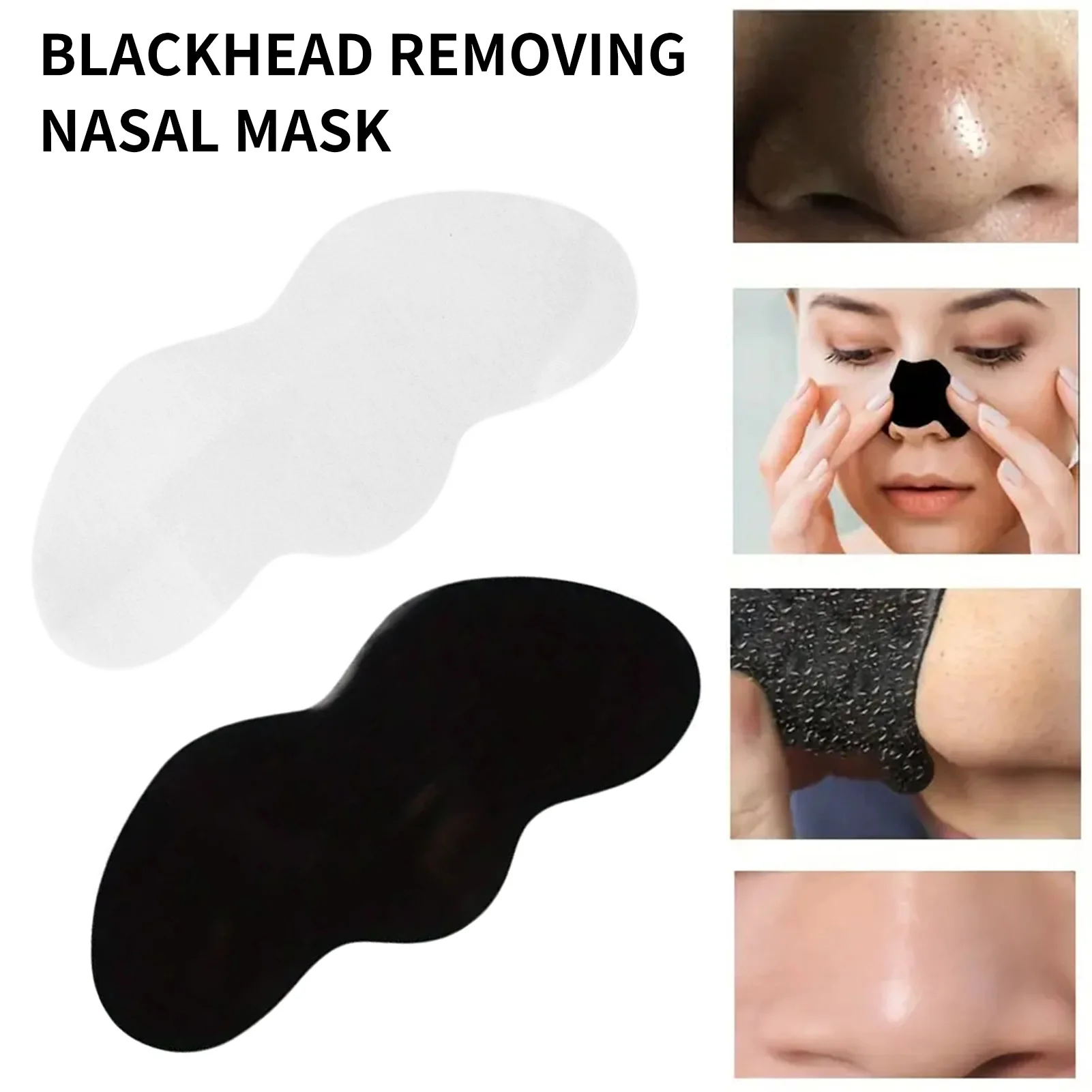 1/20/50 pçs masculino/feminino removedor de cravo tira instantânea poros desobstrução limpeza profunda nariz tira para pele oleosa remoção cravo