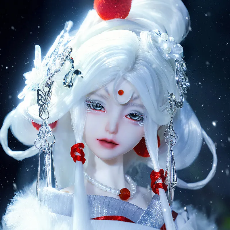

Shugo Fairy Bjd Doll Fourth Size Xianyu Flexible Jointed Resin Doll Detachable Feather Wig Ancient Style Classical Collectible