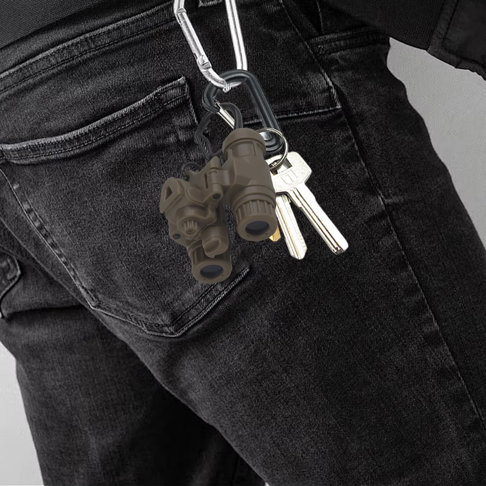 Porte-clés de Vision nocturne, modèle factice, Binoculaire à Angle réglable NVG, accessoires de Collection de jeux Airsoft de chasse