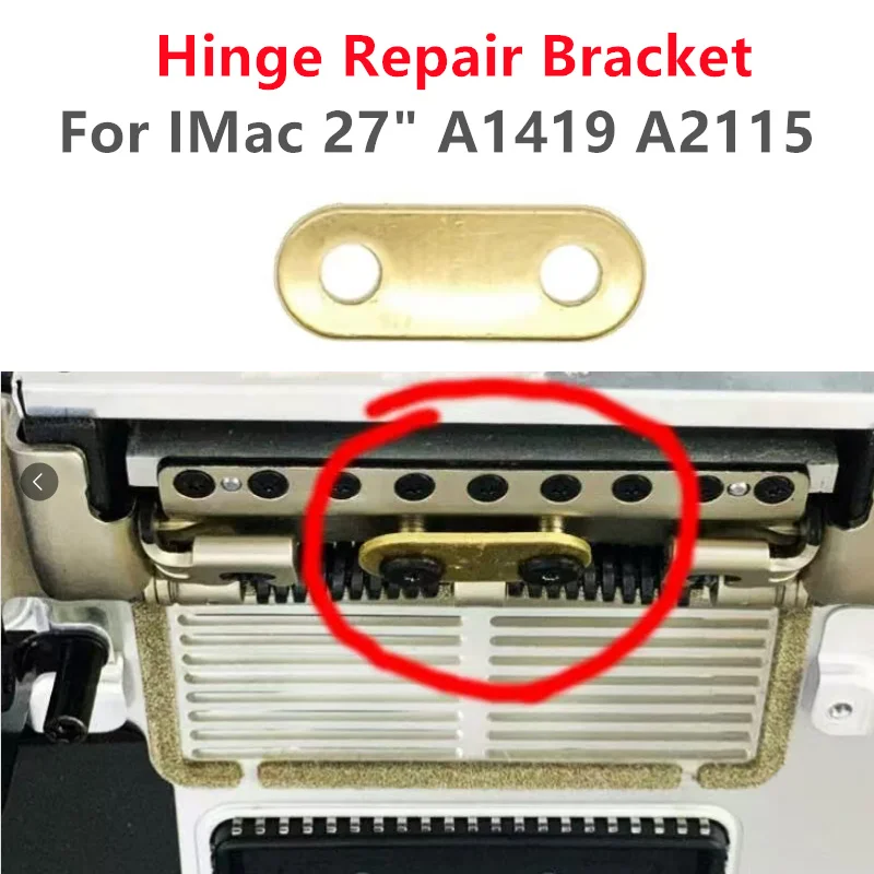 

Новая подставка для механизма шарнира ЖК-дисплея, ремонтный кронштейн, пластина для 27-дюймового iMac A1419 A2115, комплект для ремонта шарнира ЖК-дисплея/экрана