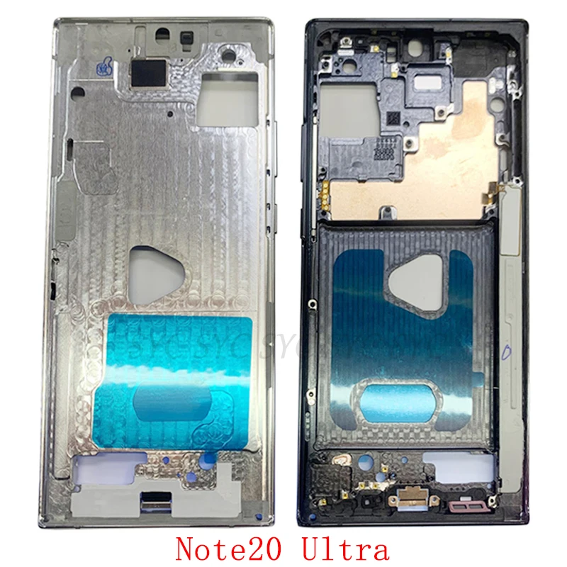 Middle Frame Center Chassis Cover Housing For Samsung Note 20 N980 20 Ultra N985 N986 Phone Metal LCD Frame Repair Parts