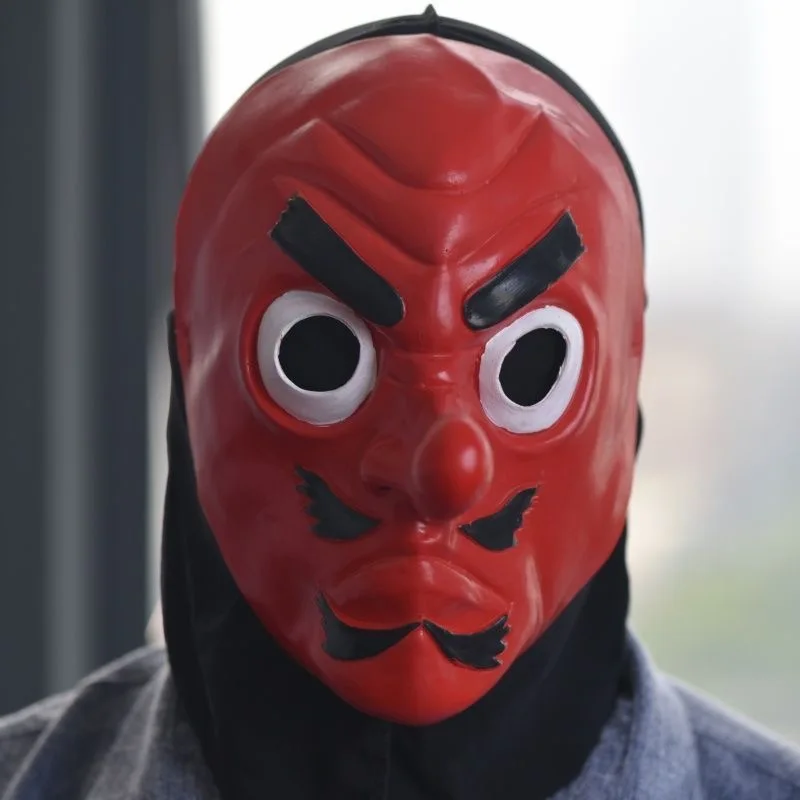 Japanese Tengu Mask Anime Kimetsu No Yaiba Urokodaki Sakonji Cosplay Latex Mask Hannya Tengu Mask for Men Halloween Party Props
