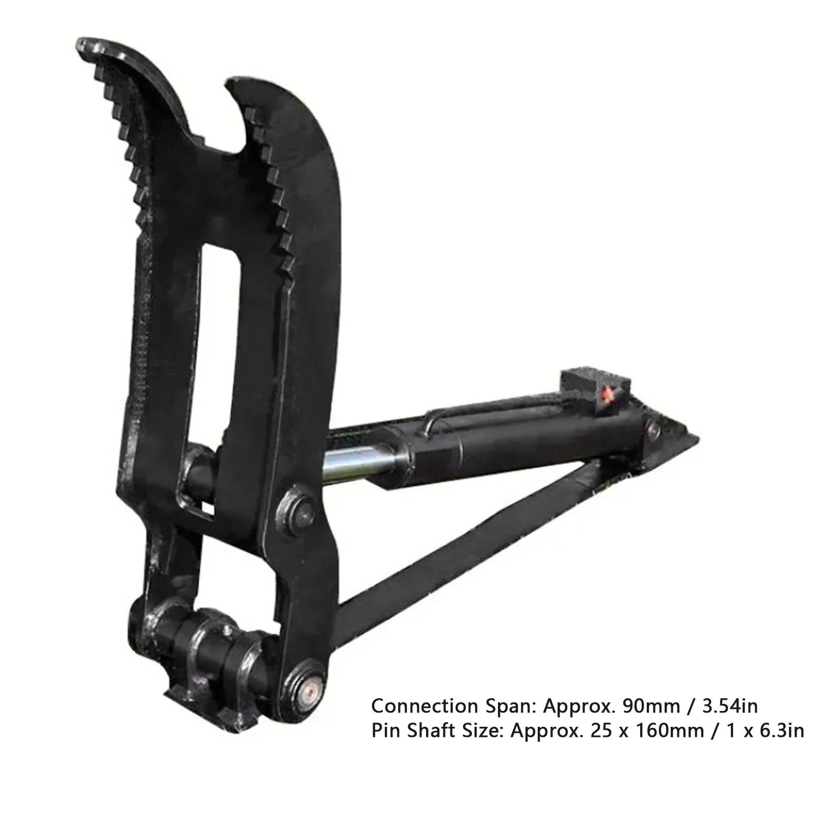 Mini Excavator Hydraulic Thumb Clip Upper Mount Cylinder Heavy Duty Hydraulic Thumb Clamp for Efficient Material Handling