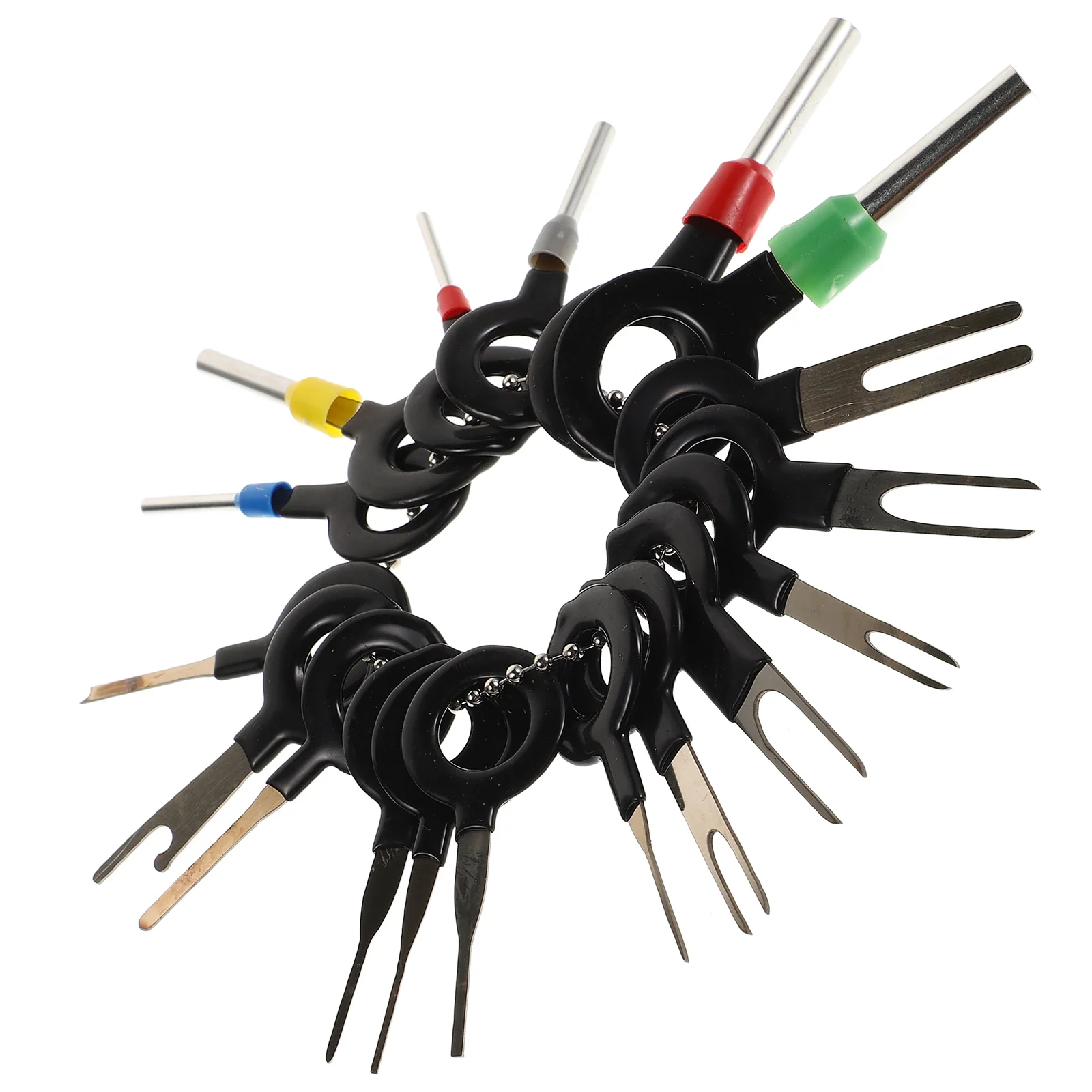 

18Pcs Electrical Pin Removal Tool Kit Car Terminal Connector Extractor Wire Terminal Release Set for Mechanics DIY Enthusiasts