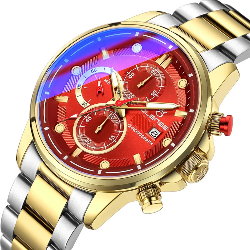 Reloj nuevo para hombre transfronterizo del sudeste asiático, banda de acero, reloj deportivo de estilo Popular de comercio exterior de cuarzo a la moda