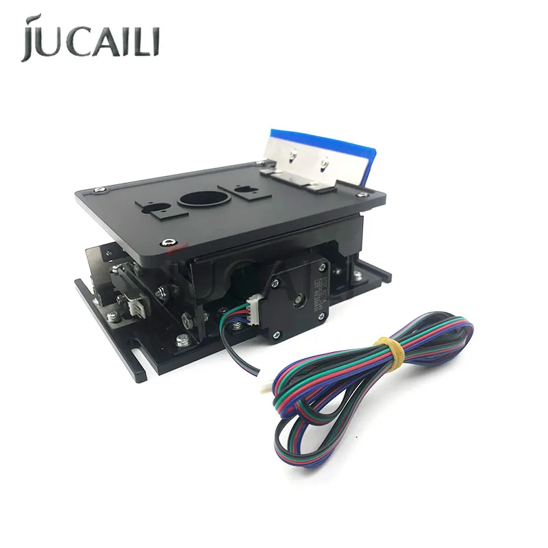 Jucaili For XP600/DX5/DX7 Large Format Printer DTF Printer Single Head Aluminum Alloy Cap Station Pump Assembly Ink Stack