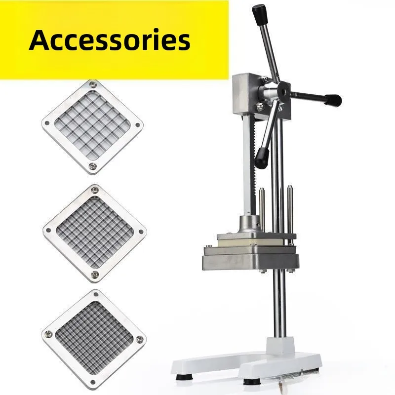 

Vertical French Fry Cutter hine Commercial Use Potato Onion Carrot Cutter Dicer Kitchen Tool Multifunctional Vegetable Slicer