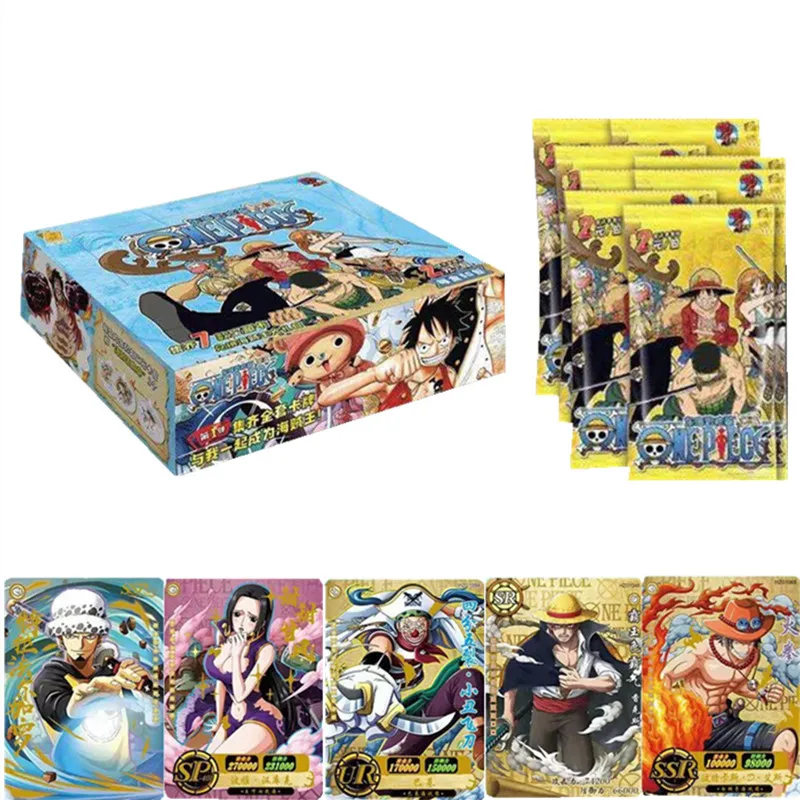 

5/25/50 Pcs Anime One Piece Card Nami Luffy TCG SR Rare Trading Collection Cards AnimeCharacter Carte for Children Gift Toys