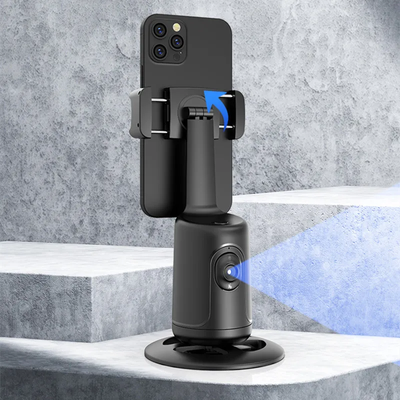 Nouveau bâton de selfie intelligent, 360 degrés, suivi, stabilisateur de cardan, support de téléphone pour la photographie en direct Tiktok