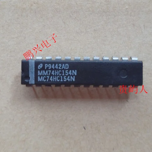 Free shipping  MM74HC154N MC74HC154N  IC DIP-24   10PCS