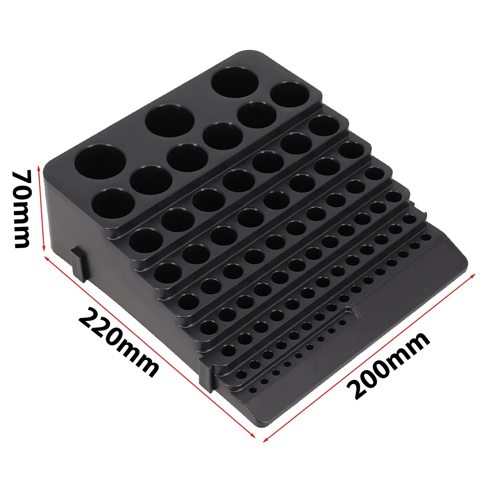 Milling Cutter Storage Box CNC Tool Accessories Milling Cutter Storage Box Drill Bit Storage Box For Keep Countertop Clear