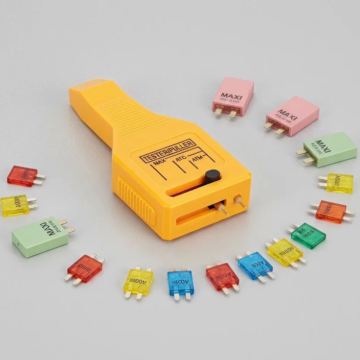 24V DC Auto Fuse Tester With LED Indicator Non‑Slip Grip Hand Tool For Car Repair DIY Maintenance Work