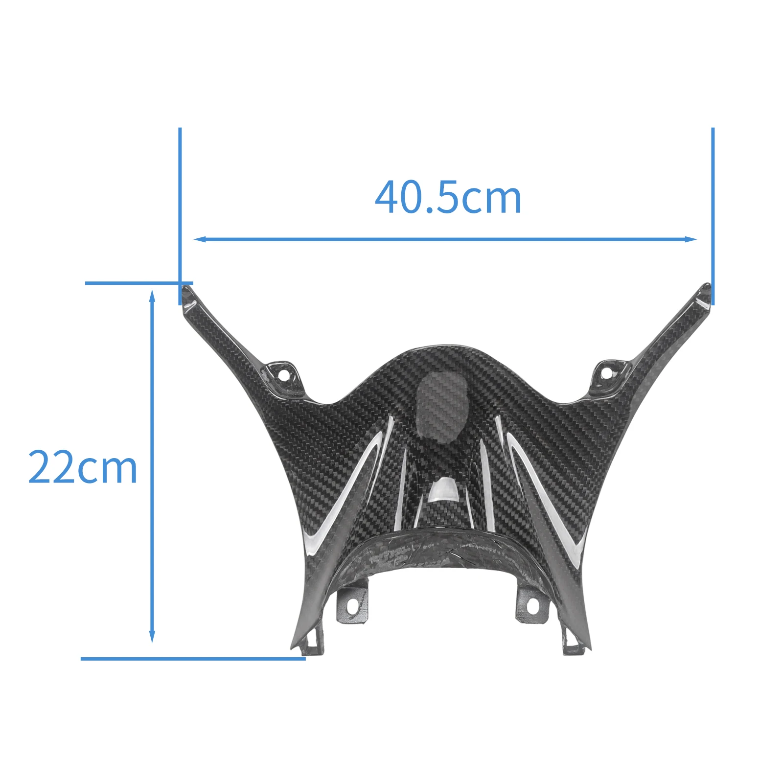 For Yamaha YZF R6 2017 2018 2019 2020 2021 100% Carbon Fiber Rear Tail Center Seat Trim Tail Panel Motorcycle Modification