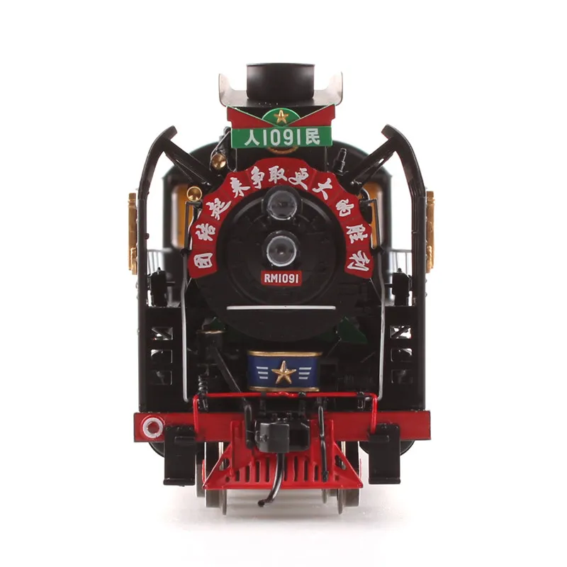 HO Type 1/87 Toy Train China Series Simulation People Steam Locomotive Passenger Train Metal Wheels Train Model Aldult Toy Gift