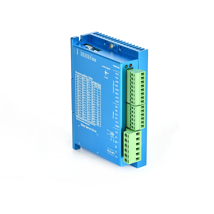 

DC24-80V 57 мм 60 мм Гибридный драйвер серводвигателя Драйвер шагового двигателя с замкнутым контуром