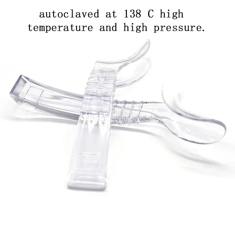 Dental High Quality Half Side Hook Lip Retractor Intraoral Supporting Mouth Opener Left Right Transparent Cheek Retractor