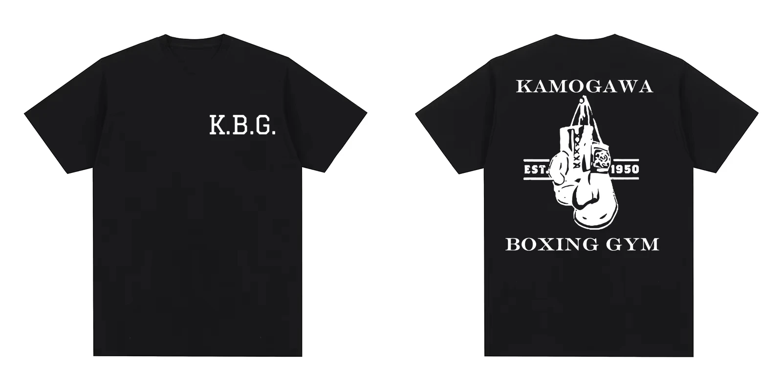 

KBG Hajime No Ippo аниме Kamogawa Boxing Gym винтажная футболка хлопковая мужская футболка новая футболка женские топы модная уличная одежда