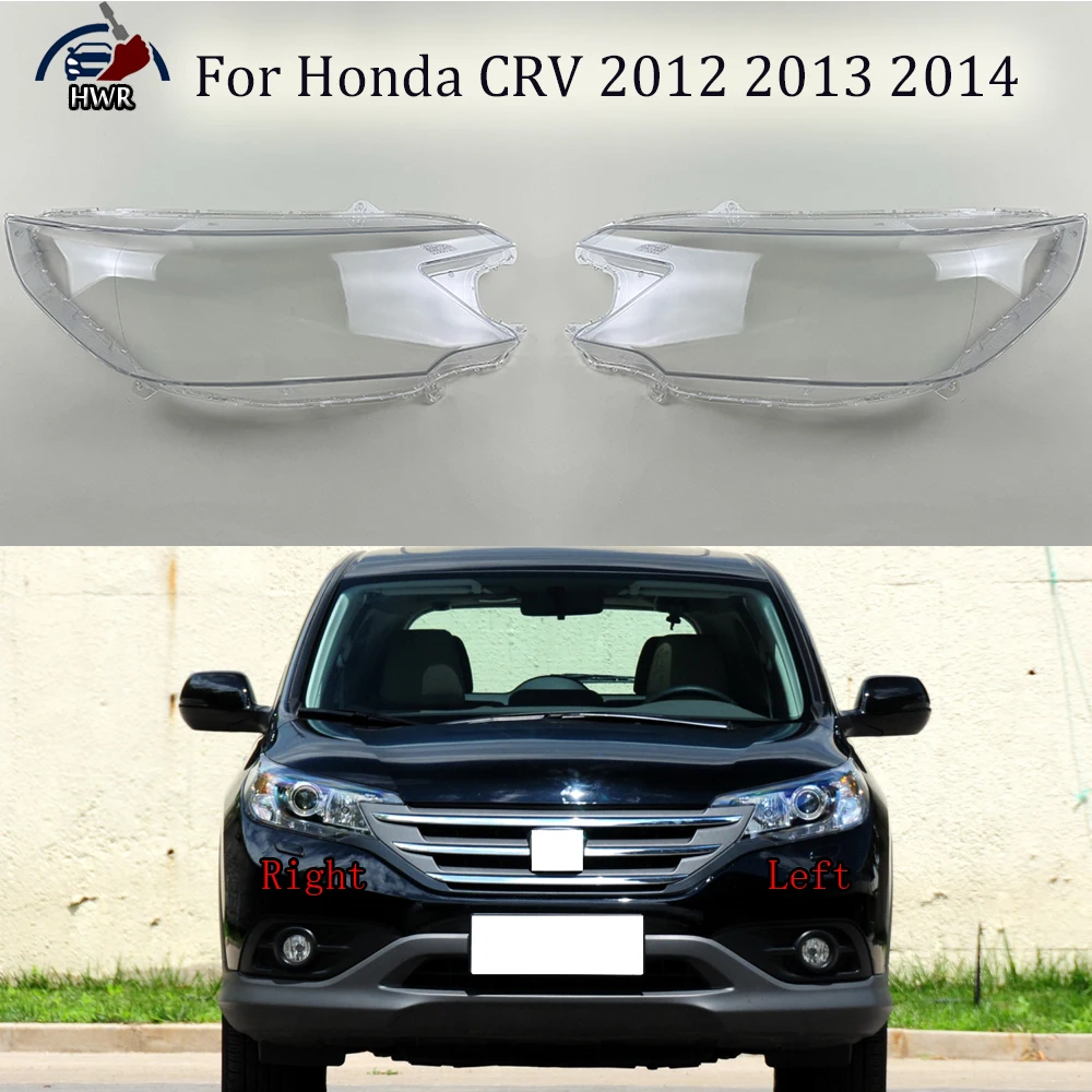 

For Honda CRV 2015 2016 Headlights Shell Transparent Lampshdade Headlamp Cover Lamp Shade Plexiglass Replace Original Lens