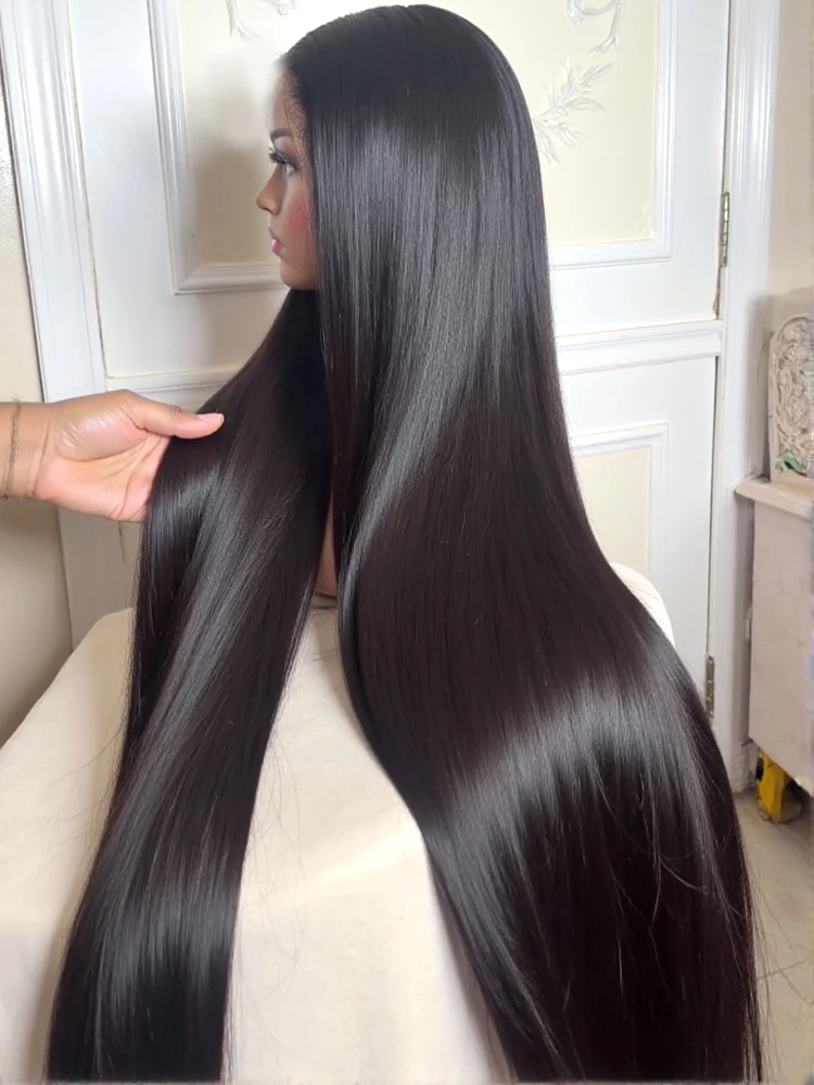 العظام مستقيم 5x5 غلويليس الدانتيل إغلاق الباروكات الشعر البشري 30 40 بوصة 13x6 HD الدانتيل أمامي خصلات الشعر المستعار الإنسان قبل قطعها الباروكات الخام