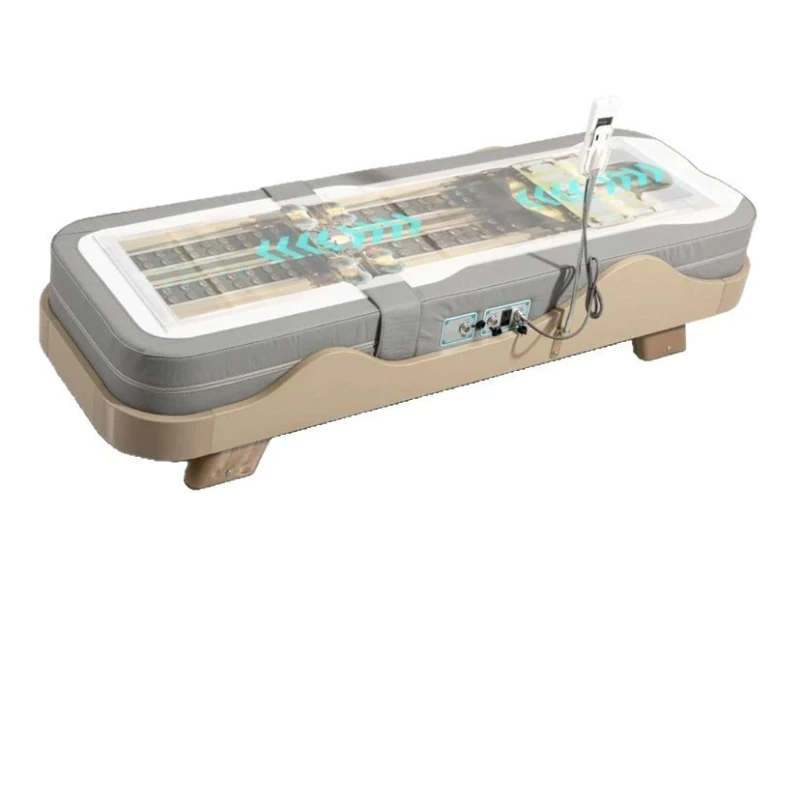 Warm multifunctional physiotherapy bed health care jade massage bed