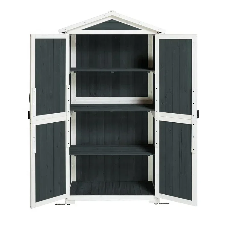 

outdoor garden Wooden Cabinet toostorage